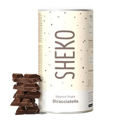 SHEKO Balance Shake Stracciatella - 21 Cremige Mahlzeitenersatz Shakes zum