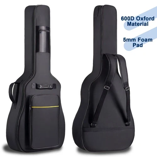 40/41" Acoustic Classic Guitar Case Soft Padded Gig Bag 5mm Thicken Foam