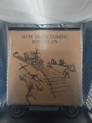 BOB DYLAN Slow Train Coming 1979 LP 1979 Columbia Mark Knopfler W/inner VG+/VG+