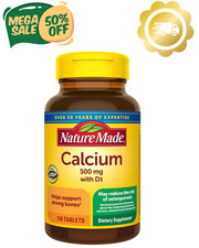 Nature Made Calcium 500 mg with Vitamin D3   Bone Support Supplement