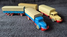 2* Wiking 1:87 H0 Krupp-Titan Pritsche mit Plane, unbeschriftet / unverglast