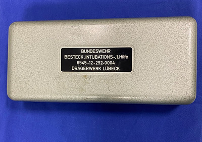 Bundeswehr-1.Hilfe Intubations-Besteck Fa. Dräger!