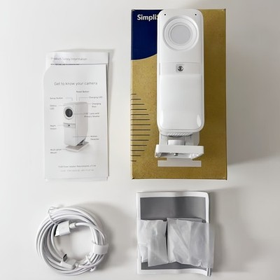 SimpliSafe Smart Alarm Night Motion Camera Wireless Indoor Security Cam CM006