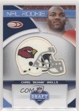 2009 Panini Donruss NFL Draft Rookie Pro Helmets Chris Wells Beanie 9su