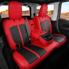 RIDEPOSH For Jeep Wrangler Seat Covers 4Door JL 2018 2019 2020 2021 2022-26 with