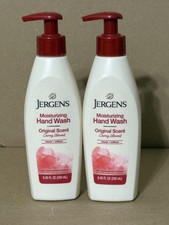 Jergens Original Scent Cherry Almond Hand Wash 8.45oz 2 bottles FREE SHIPPING