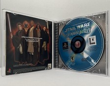 Star Wars Episode I Jedi Power Battles Sony PlayStation PS1 Game T NTSC-U/C CIB
