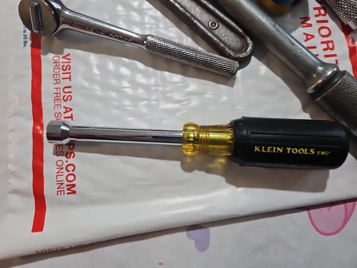 Klein Tools 630-3/8 Cushion Grip Hollow Shank Nut Driver Vintage - Picture 4 of 10