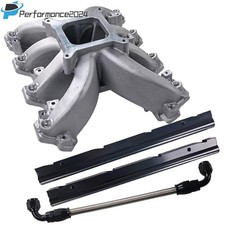 For Ls3 L92 Engine Single Plane 4150 Efi Intake Manifold With Billet Fuel Rails
