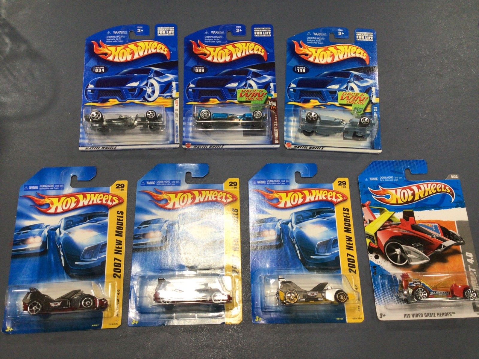 HOT WHEELS JET THREAT 3.0 4.0 COLLECTION YOU PICK