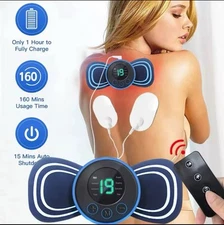 Neck Massager Portable Electric Intelligent Patch for Back and Shoulder Massager