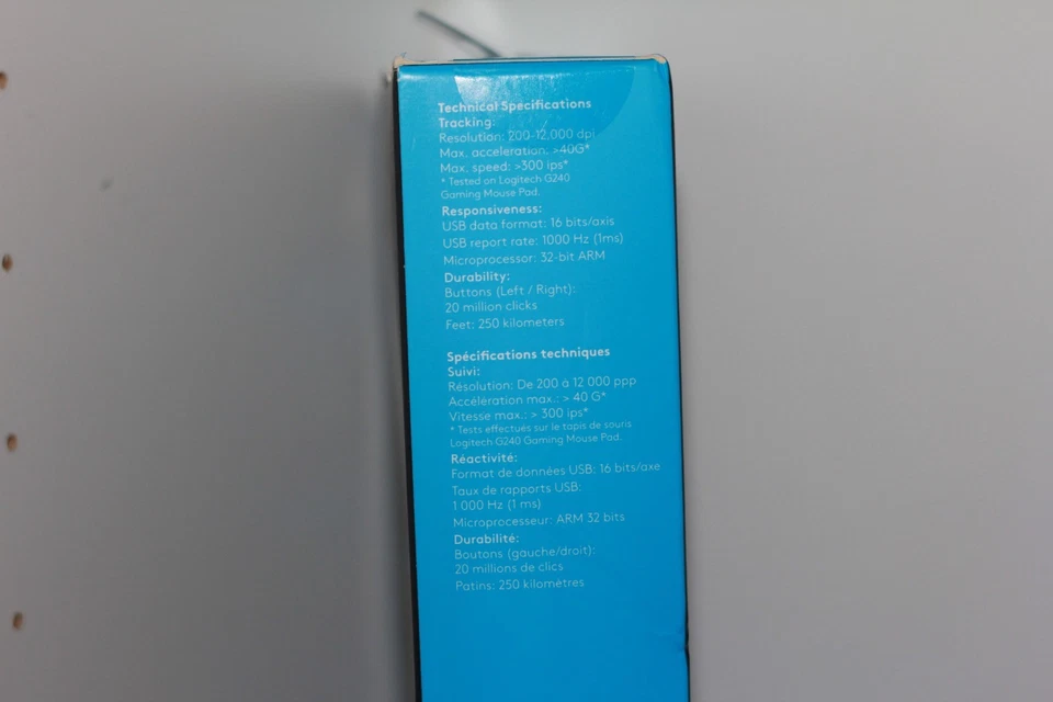 🔥Logitech G403 Prodigy RGB Gaming Mouse – Programmable Buttons, New In Box - Image 3 of 4