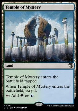 Magic/MTG Temple of Mystery OTC-332 Rare Englisch Excellent