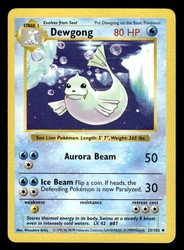 Dewgong 25/102 Base Set Shadowless