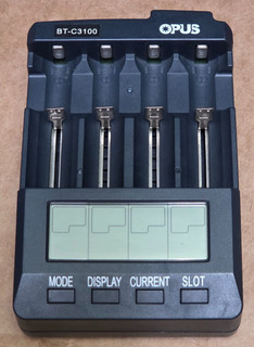 Opus BT C3100 V2.2 Smart Universal Battery Charger 4 Slot Ni MH Ni Cd Li ion