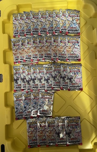36x Prismatic Evolutions Booster Pack Lot 36 PACKs - Picture 1 of 6