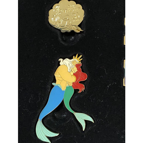 Disney Little Mermaid 30th Anniversary Pin Badge Set Pins Rare | eBay