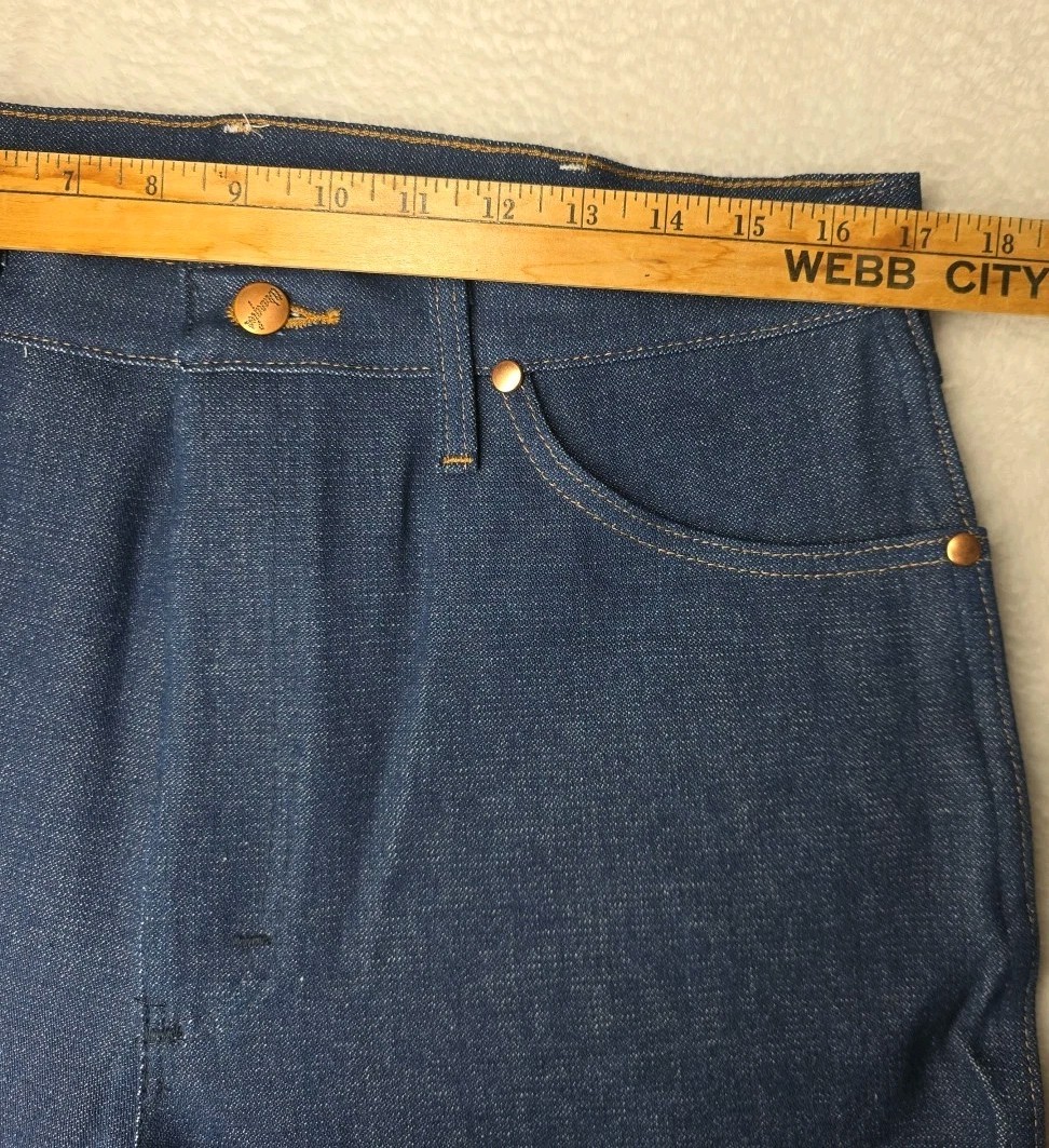 Wrangler Jeans Mens 34x36 Original Fit Cowboy Cut Western Rigid Indigo NWT  thumbnail 3