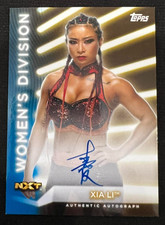 XIA LI 2021 Topps WWE Women's Division Blue #A-XL Wrestling On Card AUTO #05/25