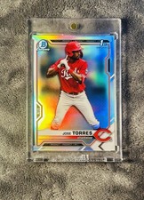 Jose Torres 2021 Bowman Draft 1st Silver Refractor Prospect
