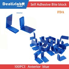 100Pcs Dental X-ray Sensor Holder Self-Adhesive Anterior Block fits Ring Arm US