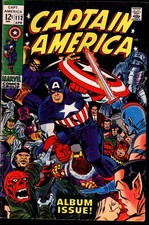 Captain America #112 Marvel 1969 (VG/FN) Origin Retold L@@K!