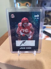 2025. Onit Gravity Jake Cook Blue Auto /99 Ohio State #S8