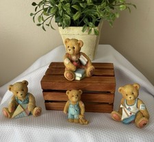 Cherished Teddies Lot 4 Enesco Bears w/ Boxes Priscilla Hillman