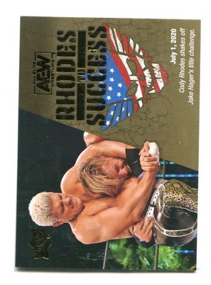 2021 Upper Deck AEW Rhodes to Success #RS7 Cody Rhodes