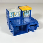 Vintage Hasbro Transformers G1 Greasepit Micromaster Gas Station Base Blue 1989