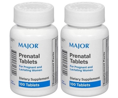 MAJOR Prenatal Tablets Pregnant and Lactating Women Dietary Supplement 200 Tabs