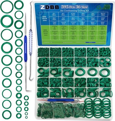 Klimaanlage O-Ring Set 36 Größen NBR 70 Auto Kompressor Dichtung Dichtring Kfz