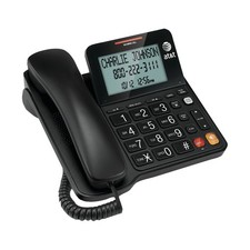 AT T CL2940 Corded Phone with Speakerphone, Extra-Large Tilt Display/Buttons,...