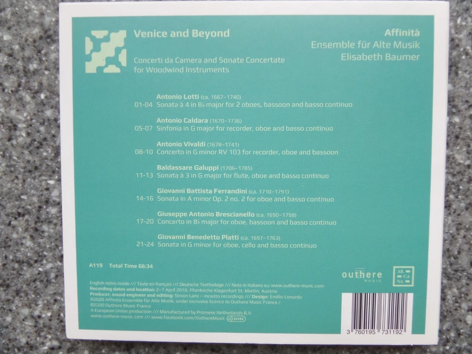 Venice And Beyond. Concerti Da Camera & - Image 3 of 3