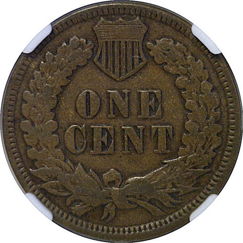 1872 Indian Head Cent NGC VF-35 - Picture 3 of 3
