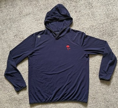 Greyson Hoodie Mens Large Blue Pullover Performance Stretch Golf Wicking Outdoor