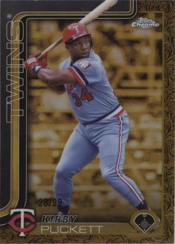 2025 Topps Chrome Gilded Collection Baseball Gold Wave Refractor