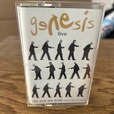 GENESIS Cassette Tape LIVE THE WAY WE WALK 1992 Rock Pop Rare