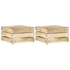 Set de Muebles de Palets Jardín Sofá Mesa de Patio Madera Pino Impregnada vidaXL