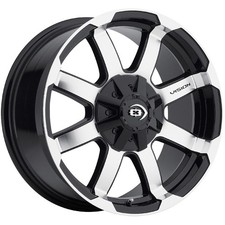 Vision 413 Valor 18x8.5 6x120 0mm Blackmachined Wheel Rim 18 Inch