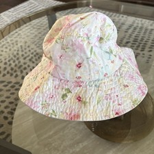 Abercrombie Fitch Girls Floral Colorful Summer Bucket Hat One Size