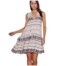 Raga Women's Maze Lightweight Soft Tiered Sleeveless Bohemian Tank Dress Small