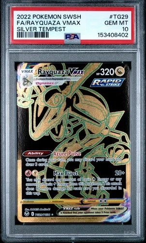 8402 Rayquaza VMAX 2022 Pokemon Sword & Shield Silver Tempest #TG29 PSA 10