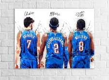 Shai Gilgeous-Alexander, Jalen Williams, Chet Holmgren, Oklahoma City Thunder