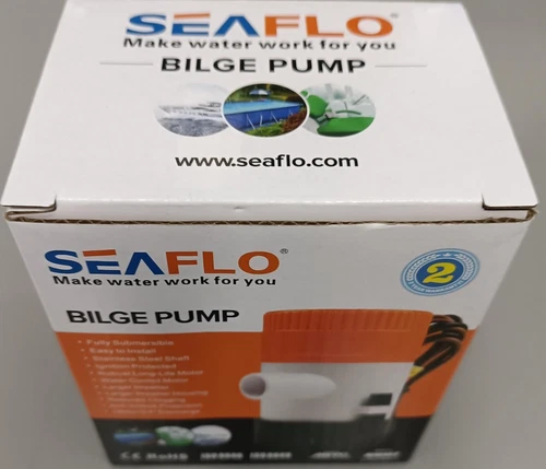 Seaflo 1100 GPH 12V Bilge Pump Water Submersible for Boat RV Marine Bait Tank - Bild 9 von 11