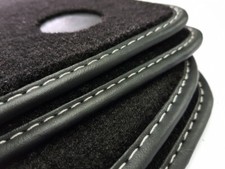 Fußmatten Set für Mercedes C-Klasse W204 beste Qualität Velours Autoteppiche 