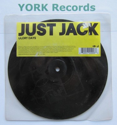 JUST JACK - Glory Days **ETCHED B-SIDE** - Ex Con 7'' Single Mercury LC 00268