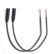 10pcs 30cm Audio AUX Cord 3.5mm Stereo Female Jack 3pin Wire DIY Pigtail Cable