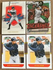 Alex Rodriguez 2021 Panini Baseball Lot Unleashed Vector America's Pastime More!