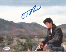 C THOMAS HOWELL signed autograph 20x25cm THE HITCHER in person autograph COA